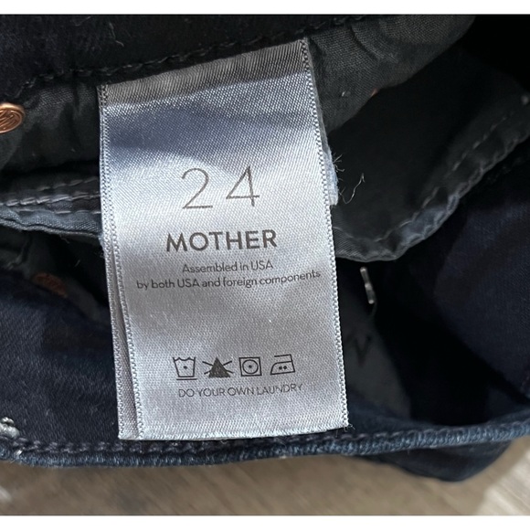 Mother The Stunner Zip Ankle Fray- Holding Hands - Picture 9 of 9